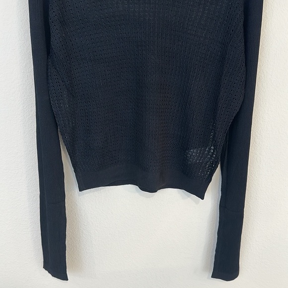 NWT Free People H20 Crew Pullover Black - Picture 8 of 12